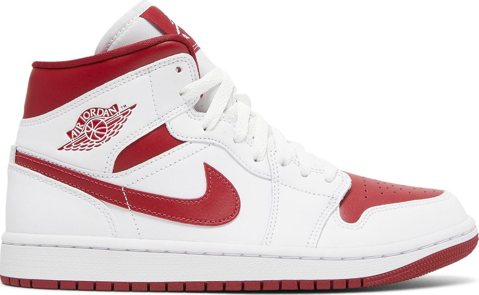 Best Replica Wmns Air Jordan 1 Mid  Reverse Chicago  BQ6472-161 - Colareps