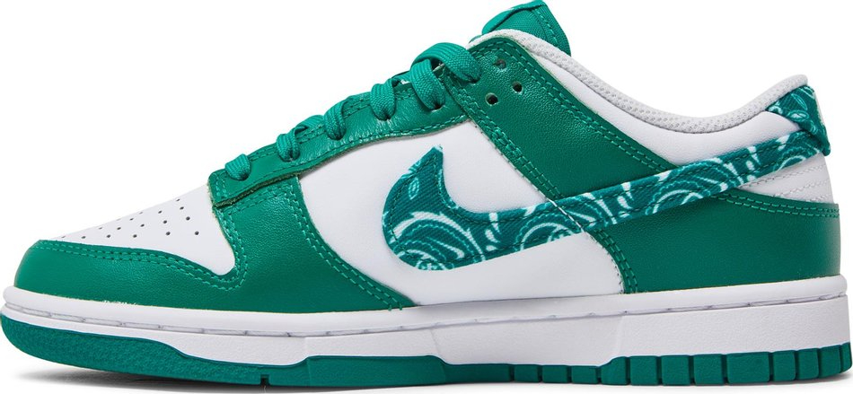 Best Replica Wmns Dunk Low  Green Paisley  DH4401-102 - Colareps