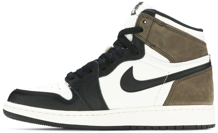 Best Replica Air Jordan 1 Retro High OG GS  Dark Mocha  575441-105 - Colareps