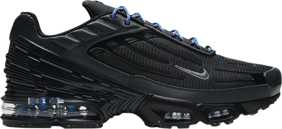 Best Replica Air Max Plus 3  Black Light Photo Blue  DH3984-001 - Colareps