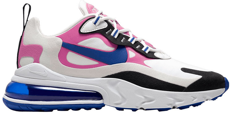 Best Replica Wmns Air Max 270 React  White Fuchsia Blue  CI3899-100 - Colareps
