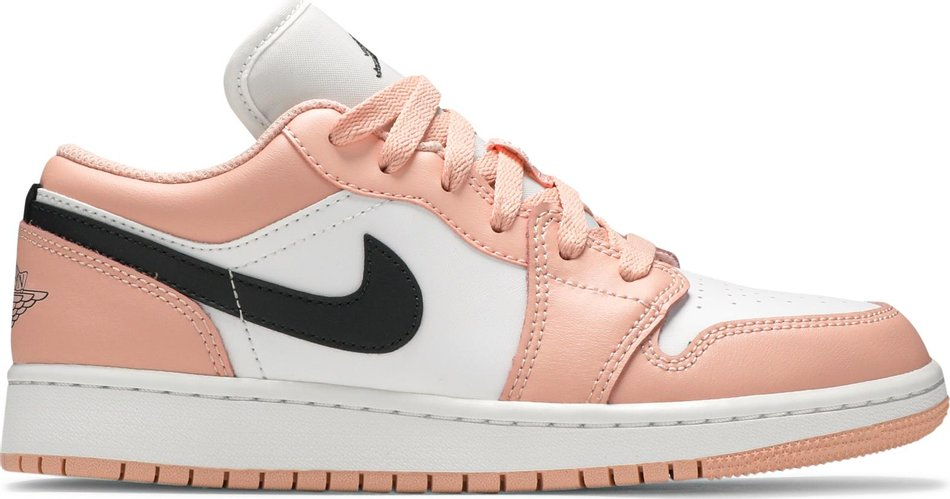 Best Replica Air Jordan 1 Low GS  Light Arctic Pink  553560-800 - Colareps
