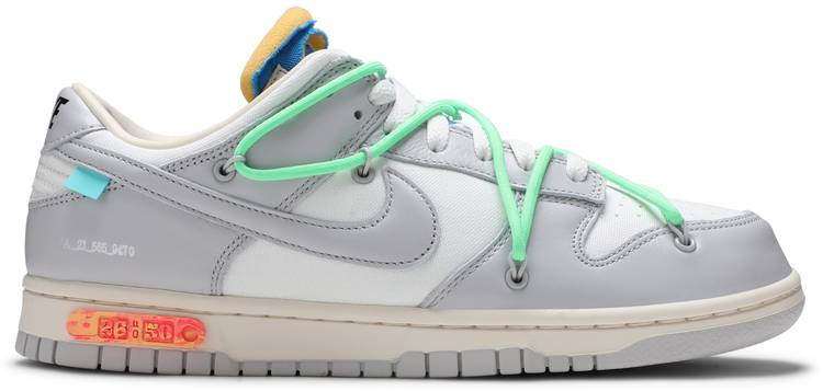 Best Replica Off-White x Dunk Low  Lot 26 of 50  DM1602-116 - Colareps