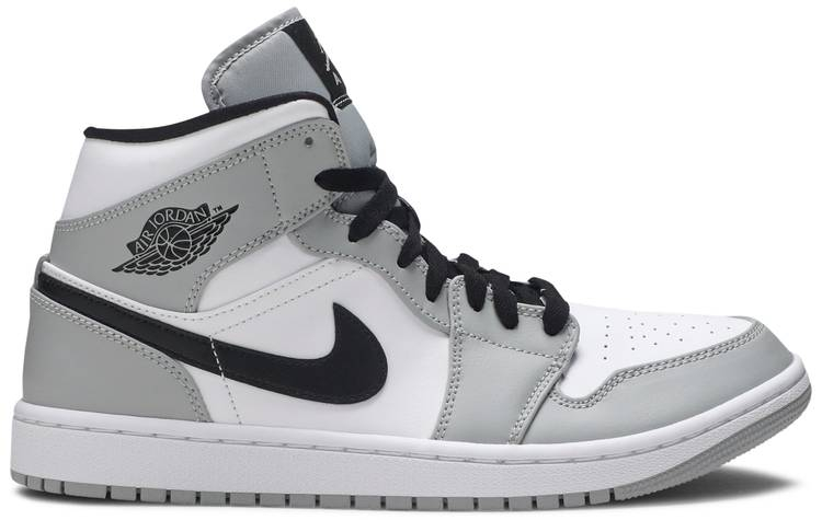 Best Replica Air Jordan 1 Mid  Smoke Grey  554724-092 - Colareps