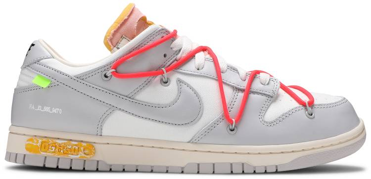 Best Replica Off-White x Dunk Low  Lot 06 of 50  DM1602-110 - Colareps