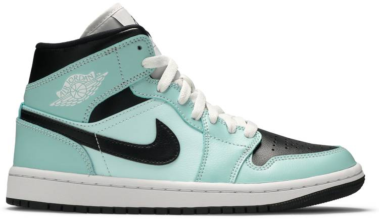 Best Replica Wmns Air Jordan 1 Mid  Aqua Black  BQ6472-300 - Colareps
