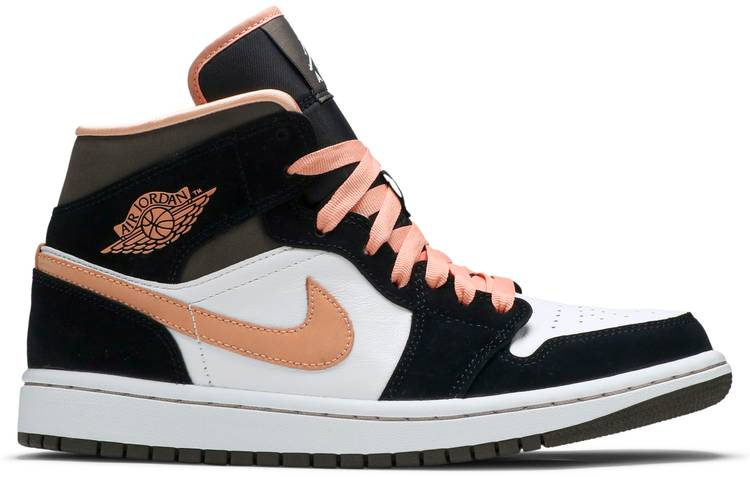 Best Replica Wmns Air Jordan 1 Mid SE  Peach Mocha  DH0210-100 - Colareps