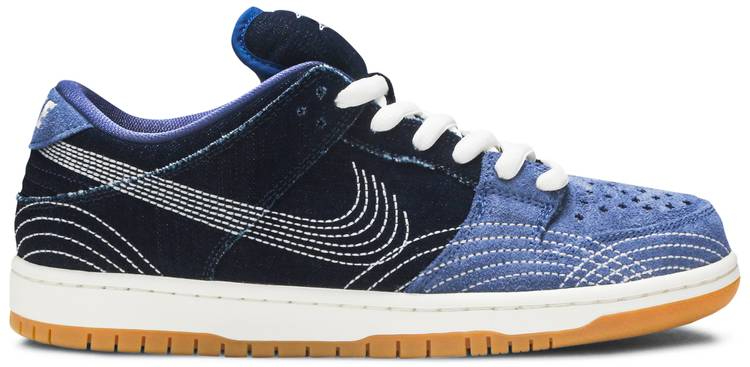 Best Replica Dunk Low Pro PRM SB  Sashiko Pack  CV0316-400 - Colareps