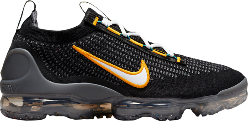 Best Replica Air VaporMax 2021 Flyknit  Black University Gold  DH4086-001 - Colareps