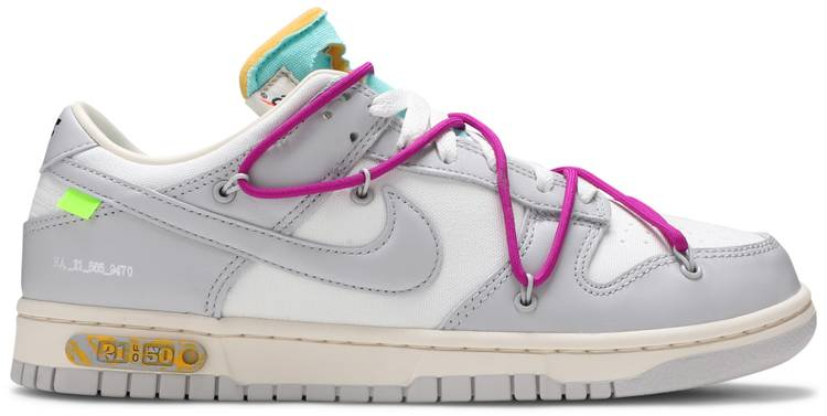Best Replica Off-White x Dunk Low  Lot 21 of 50  DM1602-100 - Colareps