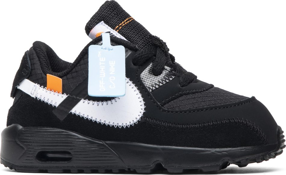 Best Replica Off-White x Air Max 90 TD  Black  BV0852-001 - Colareps