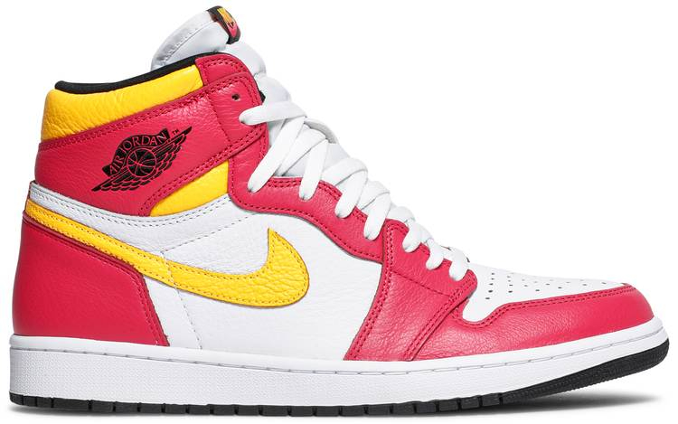 Best Replica Air Jordan 1 Retro High OG  Light Fusion Red  555088-603 - Colareps