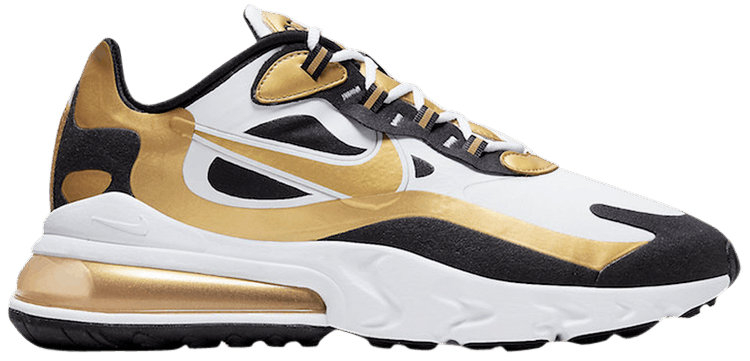 Best Replica Air Max 270 React  Metallic Gold  CW7298-100 - Colareps