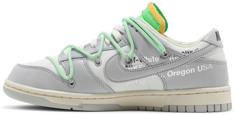 Best Replica Off-White x Dunk Low  Lot 07 of 50  DM1602-108 - Colareps