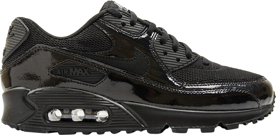 Best Replica Wmns Air Max 90 Premium  Black  443817-002 - Colareps