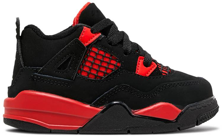 Best Replica Air Jordan 4 Retro TD  Red Thunder  BQ7670-016 Reps - Colareps