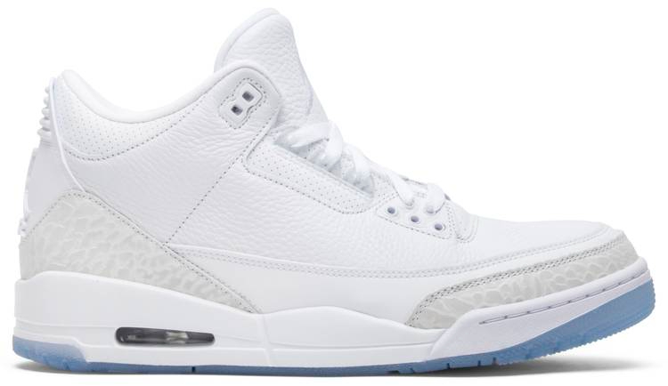 Best Replica Air Jordan 3 Retro  Triple White  136064-111 - Colareps
