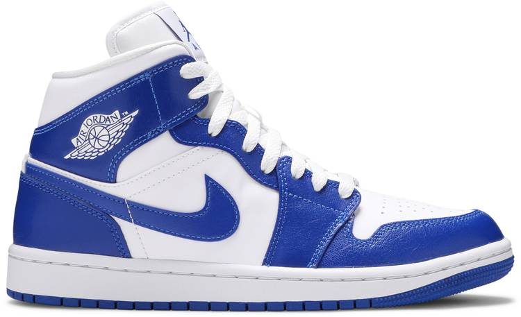 Best Replica Air Jordan 1 Mid  Kentucky Blue  BQ6472-104 - Colareps