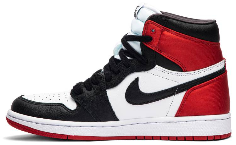 Best Replica Air Jordan 1 Retro High  Satin Black Toe  CD0461-016 - Colareps