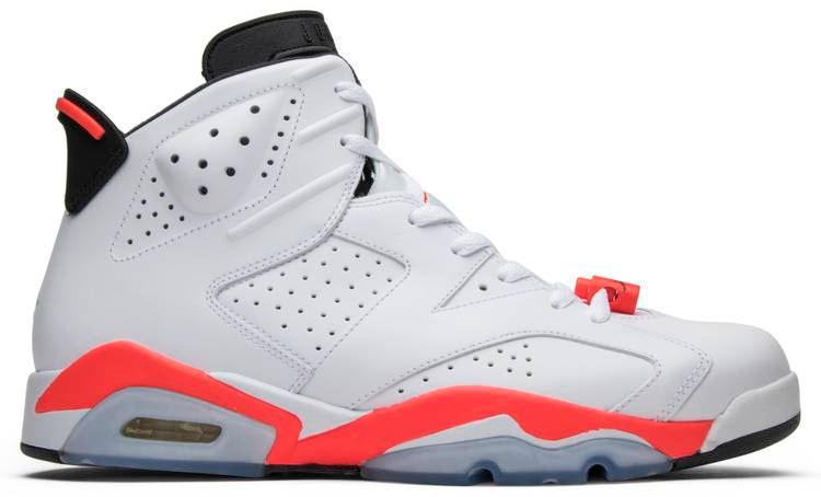 Best Replica Air Jordan 6 Retro  White Infrared  2014 384664-123 - Colareps