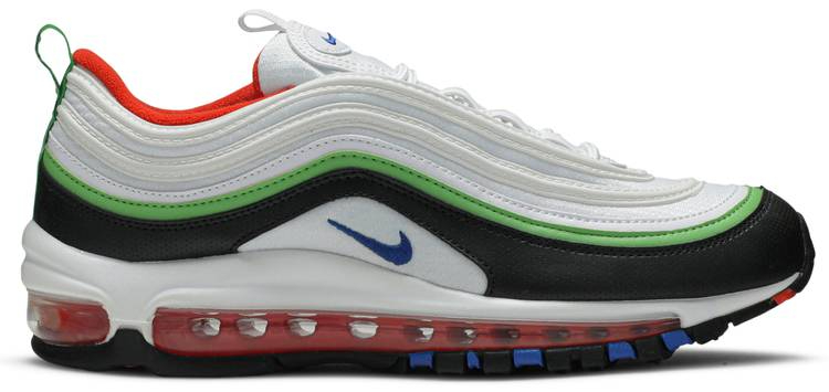 Best Replica Air Max 97 GS  White Royal Green Nebula  921522-105 - Colareps