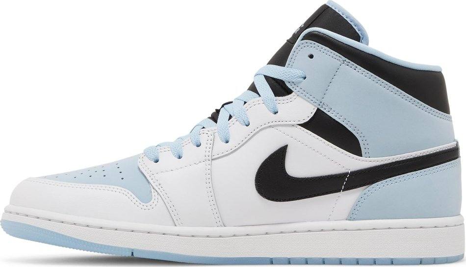 Best Replica Air Jordan 1 Mid SE  White Ice Blue  DV1308-104 - Colareps