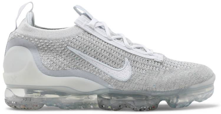 Best Replica Wmns Air VaporMax 2021 Flyknit  White Pure Platinum  DC4112-100 - Colareps