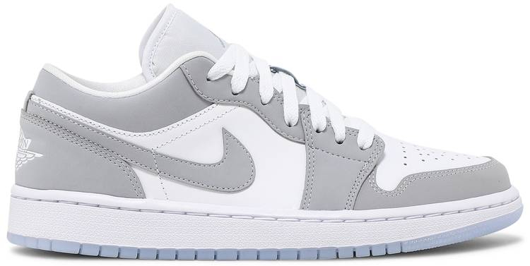 Best Replica Air Jordan 1 Low White Wolf Grey dc0774-105 - Colareps