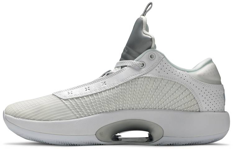 Best Replica Air Jordan 35 Low PF  White Metallic Silver  CW2459-100 - Colareps