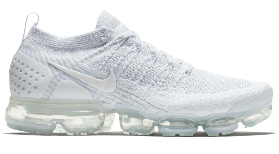 Best Replica Air VaporMax Flyknit 2  Pure Platinum  942842-100 - Colareps