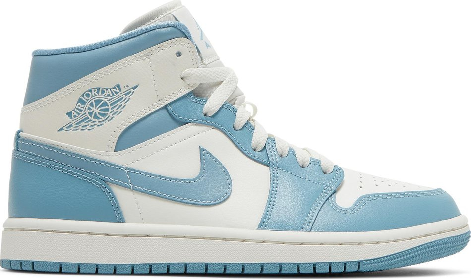 Best Replica Wmns Air Jordan 1 Mid  University Blue  BQ6472-141 - Colareps