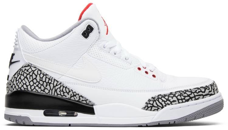 Best Replica Air Jordan 3 Retro JTH NRG  White Cement  AV6683-160 - Colareps