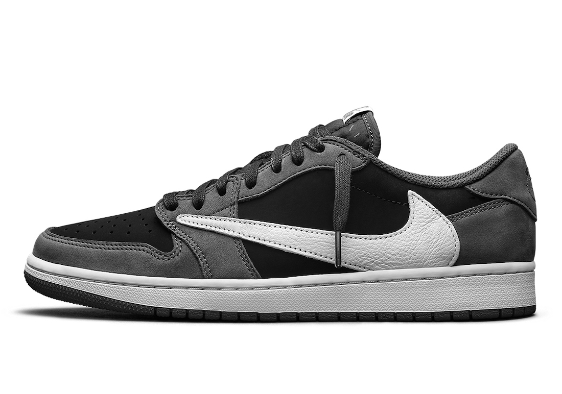 Best Replica Travis Scott x Air Jordan 1 Low OG SP  Black Phantom  DM7866-001 - Colareps
