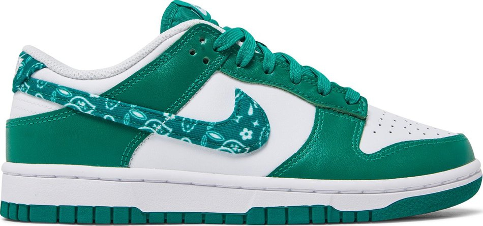 Best Replica Wmns Dunk Low  Green Paisley  DH4401-102 - Colareps