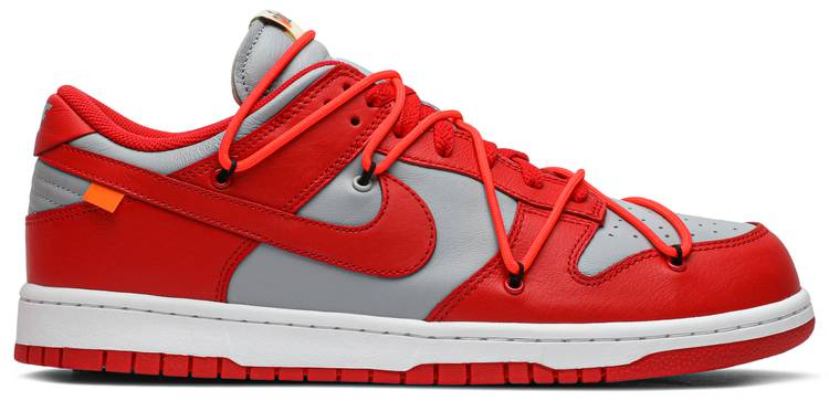 Best Replica Off-White x Dunk Low  University Red  CT0856-600 - Colareps
