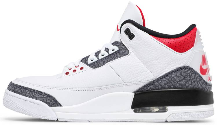 Best Replica Air Jordan 3 Retro Denim SE  Fire Red  CZ6431-100 - Colareps