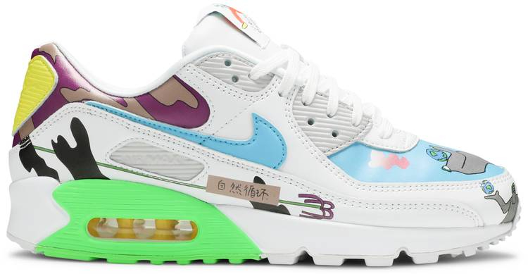 Best Replica Ruohan Wang x Air Max 90 Flyleather CZ3992-900 - Colareps