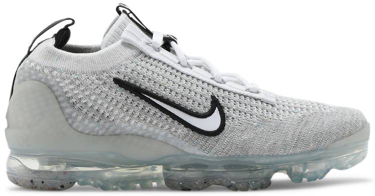 Best Replica Air VaporMax 2021 Flyknit GS  White Metallic Silver  DB1550-100 - Colareps