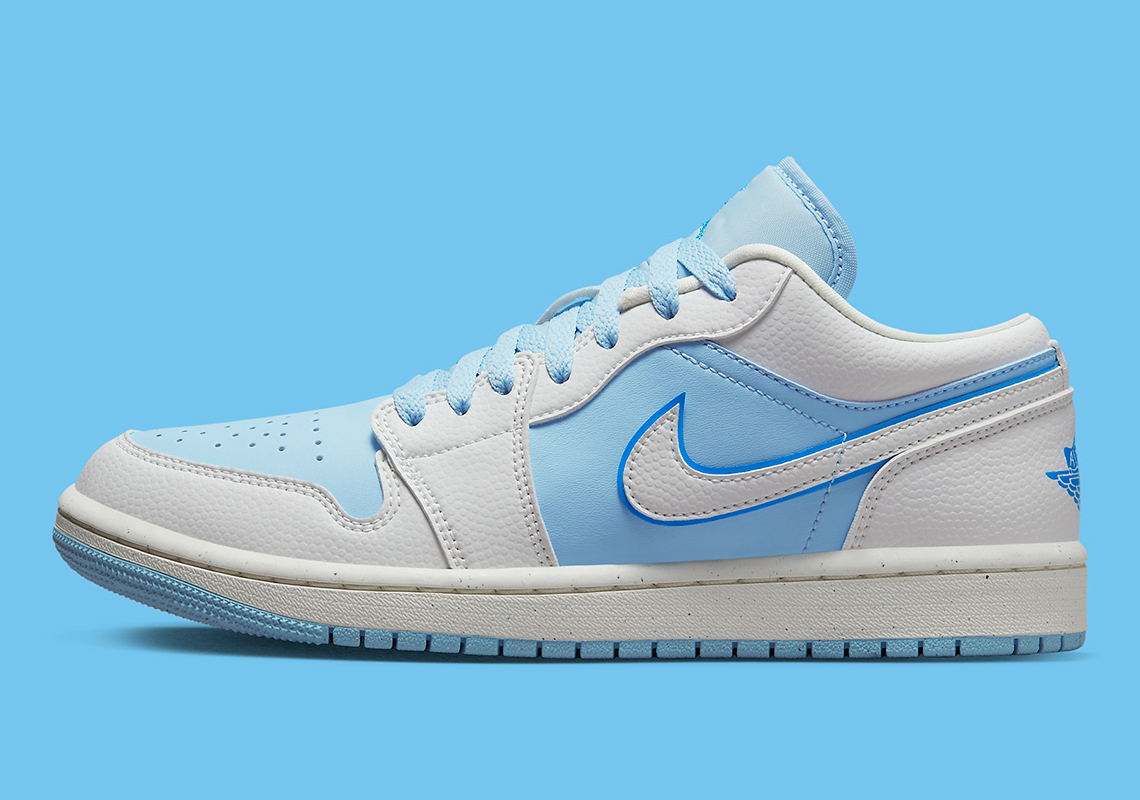 Best Replica Wmns Air Jordan 1 Low SE  Reverse Ice Blue  DV1299-104 - Colareps
