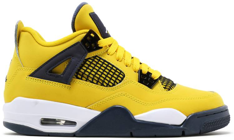 Best Replica Air Jordan 4 Retro GS  Lightning  2021 408452-700 Replicas - Colareps
