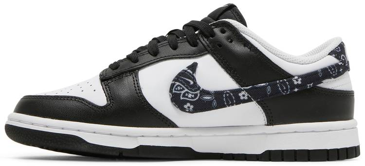 Best Replica Wmns Dunk Low  Black Paisley  DH4401-100 - Colareps