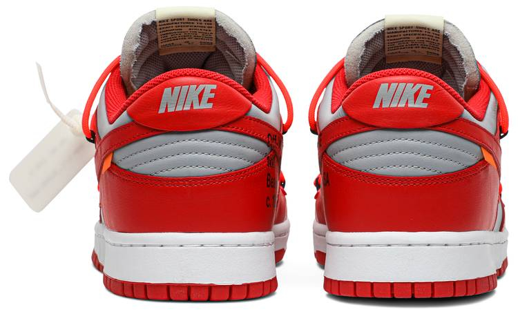 Best Replica Off-White x Dunk Low  University Red  CT0856-600 - Colareps