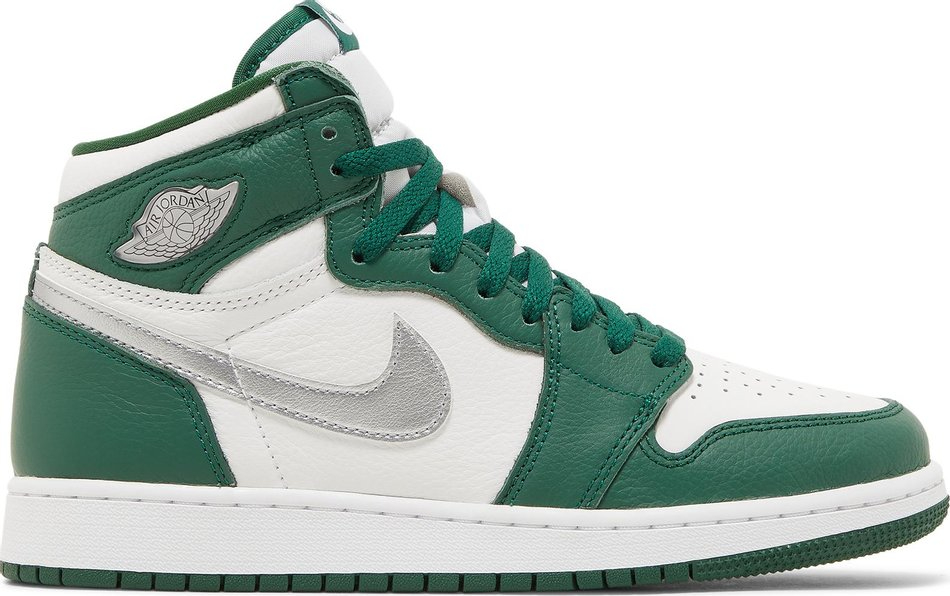 Best Replica Air Jordan 1  Retro High OG GS  Gorge Green  575441-303 - Colareps