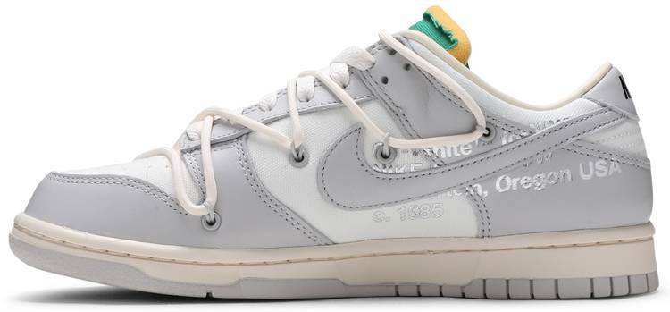 Best Replica Off-White x Dunk Low  Lot 25 of 50  DM1602-121 - Colareps