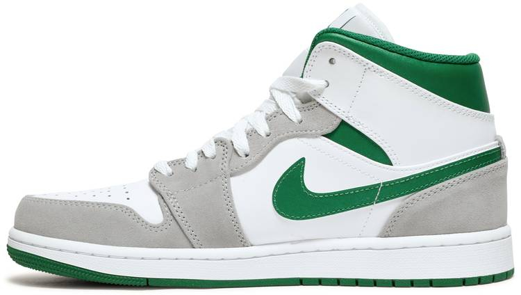 Best Replica Air Jordan 1 Mid SE  Grey Pine Green  DC7294-103 - Colareps