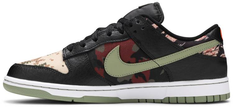 Best Replica Dunk Low SE  Black Multi-Camo  DH0957-001 - Colareps