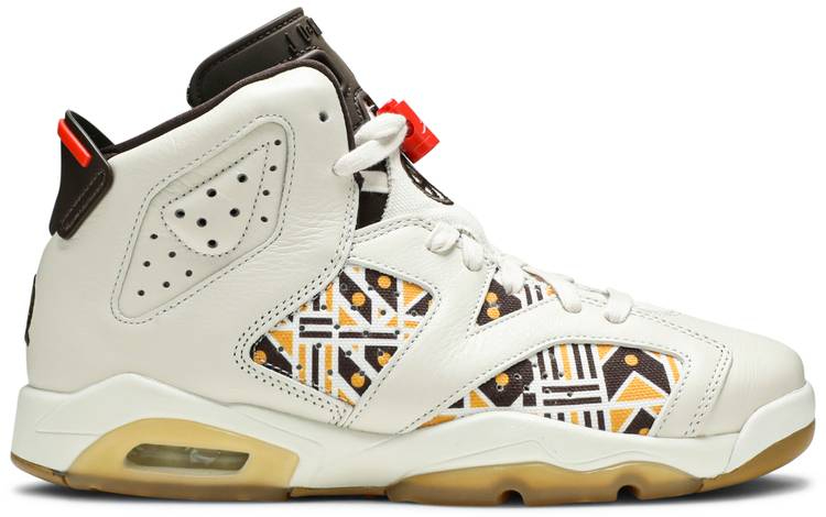Best Replica Air Jordan 6 Retro  Quai 54   Sail Gum  CZ6506-100 - Colareps