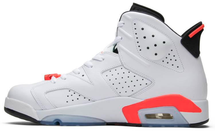 Best Replica Air Jordan 6 Retro  White Infrared  2014 384664-123 - Colareps