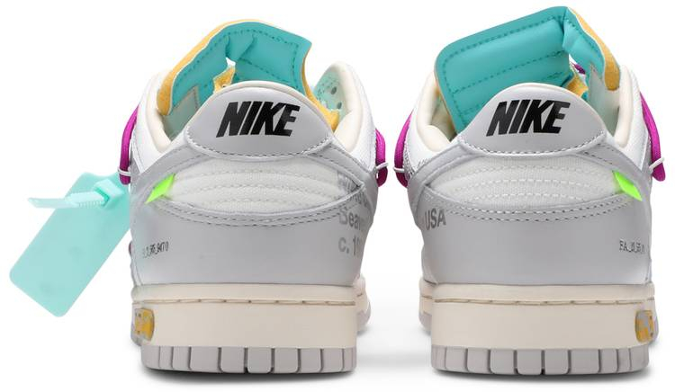 Best Replica Off-White x Dunk Low  Lot 21 of 50  DM1602-100 - Colareps