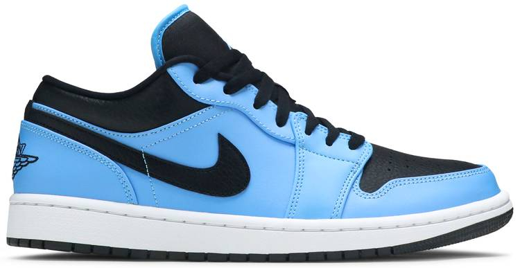 Best Replica Air Jordan 1 Low  University Blue Black  553558-403 - Colareps